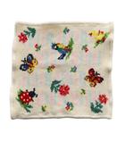 フェイラー FEILER ハンカチ ハイジ マルチカラー 白 ホワイト 赤 レッド /SS ■OS