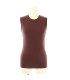 ドゥーズィエムクラス DEUXIEME CLASSE 25SS dignity sleeveless トップス ニット カットソー ノースリーブ コットン ボルドー /NR ■OS