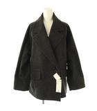 マーガレットハウエル MARGARET HOWELL 24AW ウールダブルショートコート アウター 1 チャコール /DF ■OS