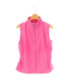 ラルフローレン RALPH LAUREN GOLF ジップアップベスト スタンドカラー S ピンク /AT ■OS