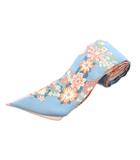 エルメス HERMES 25SS ブリッド・ドゥ・ガラ・アン・フルール&アイライナー ツイリー スカーフ シルク 花柄 ライトブルー /MI ■OS