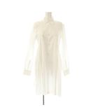 コムデギャルソンコムデギャルソン COMME des GARCONS COMME des GARCONS コムコム シャツワンピース コットン XS 白 AD2020 RF-B009 /CX ■OS