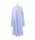 マルタンマルジェラ Martin Margiela MM6 長袖ワンピース ロング 38 ライトブルー /HK ■OS