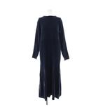 リムアーク rim.ark ディファーニットワンピース リブ 36 ネイビー /CX ■OS