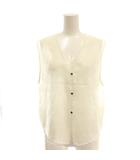 イエナ IENA 24AW スカラップエンブロイダリー ジレ ベスト 刺繍 白 ホワイト /CX ■OS