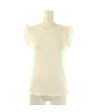 ミュベール muveil 袖フリルトップス カットソー 36 ホワイト /DO ■OS