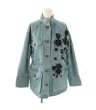 グレースコンチネンタル GRACE CONTINENTAL エンブレムアーミージャケット デニムジャケット 36 ライトブルー /DF ■OS