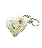 シンクビー! Think Bee キーリング キーホルダー ハート型 ビジュー チャーム ゴールドカラー /MI ■OS