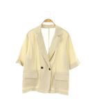 センスオブプレイス バイ アーバンリサーチ Sense of Place by Urban Research 25SS リネンライクジャケット テーラード F ベージュ /HK ■OS
