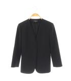 セオリー Theory ADMIRAL CREPE LINDRAYIA B ノーカラージャケット 2 ブラック /ES ■OS