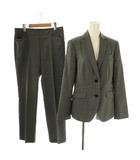 ニューヨーカー NEWYORKER スーツセットアップ テーラードジャケット パンツ 11AR 67-93 グレー チェック柄 /CX ■OS