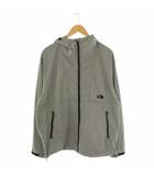 ザノースフェイス THE NORTH FACE Compact Jacket チェック ジャケット マウンテンパーカー XL 黒 ブラック 白 ホワイト /AT ■OS