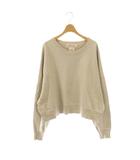 レミレリーフ REMI RELIEF Oversize Sweat スウェット プルオーバー 長袖 F ベージュ /HK ■OS