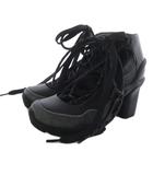 ecco エコー biom c 65 レザーブーツ ショート 35 黒 ブラック /SR ■SH