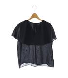 エメルリファインズ EMMEL REFINES 23SS EMケープカラースキッパーブラウス ネイビー /ES ■OS