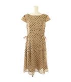 トッカ TOCCA 【洗える!】CHEERFUL JOY DOT ドレス ワンピース ミモレ ロング 0 グレー /AT ■OS