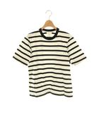 チノ CINOH HPS別注 REFINA COMPACT T-SHIRT Tシャツ カットソー 半袖 38 白 ホワイト 黒 ブラック /AT ■OS