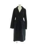 スプリングコート ロング ベルト付 38 ブラック /MY ■OS