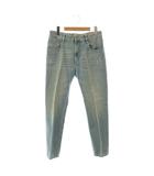 イザベル マラン エトワール ISABEL MARANT ETOILE テーパードデニムパンツ トゥモローランド ジーンズ ジッパーフライ 36 ライトブルー /DO ■OS