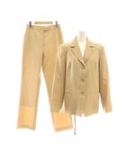ザ スコッチ ハウス The Scotch House ジャケット パンツ セットアップ テーラード ウール 40 ベージュ 背抜き /CX ■OS