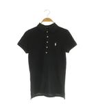 ポロ ラルフローレン POLO RALPH LAUREN SLIM FIT ストレッチポロシャツ 半袖 ロゴ刺繍 XS ブラック /MY ■OS ■SH