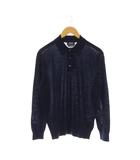 ポロ ラルフローレン POLO RALPH LAUREN ニットポロシャツ ウール SP 紺 ネイビー /CX ■OS