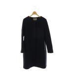 ユナイテッドアローズ A DAY IN THE LIFE UNITED ARROWS ノーカラーコート ロング 36 紺 ネイビー /AT ■OS