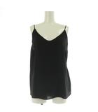 ミューズ ドゥーズィエム クラス MUSE de Deuxieme Classe 25SS SILK SATIN キャミソール シルクサテン ブラック /MY ■OS