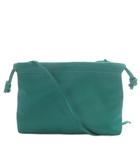 セルリ CELERI ドゥーズィエムクラス取扱 25SS SATIN MINI POUCH サテンポーチ ハンドバッグ チェーン ショルダーバッグ 2way 斜め掛け 巾着 グリーン /YO9