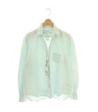 フランク&アイリーン Frank&Eileen 25AW STONEWASHED SHIRT シャツ 長袖 ダメージ加工 ドゥーズィエムクラス取扱 S ライトブルー /HK ■OS