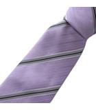 ジョルジオアルマーニ GIORGIO ARMANI ストライプネクタイ シルク ラベンダー /SS ■OS ■SH
