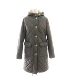 マッキントッシュ MACKINTOSH スコットランド キルティングコート アウター フード 裏ボア 36 グレー /DF ■OS