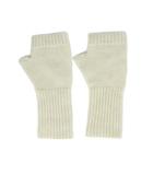 B&Y ユナイテッドアローズ BEAUTY&YOUTH ビューティー&ユース ニットロングリブ フィンガーレスグローブ 手袋 アイボリー 1837-699-1029 /RI ■OS