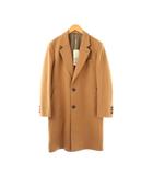 ジュンハシモト junhashimoto 23AW CHESTER COAT カシミヤ混 チェスター コート ロング 2 キャメル /HK ■OS ■AD