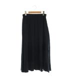 ドゥーズィエムクラス DEUXIEME CLASSE Silkマキシスカート フレア ロング F 紺 ネイビー /AT ■OS