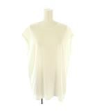 ミューズ ドゥーズィエム クラス MUSE de Deuxieme Classe loosey クルーネック ノースリーブカットソー ホワイト /ES ■OS