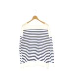 ドゥーズィエムクラス DEUXIEME CLASSE Coco Stripe T Tシャツ カットソー ボーダー ホワイト ブルー /DF ■OS
