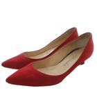 ペリーコ PELLICO ANDREA 35 パンプス スエード ポインテッドトゥ 37 赤 レッド /SR