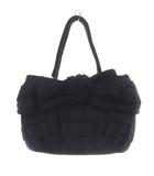 トゥービーシック TO BE CHIC トートバッグ ハンドバッグ リボン 黒 ブラック /SR