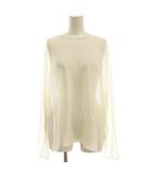 スローブ イエナ SLOBE IENA 25SS ビッグプルオーバーニット カットソー シルク混 オフホワイト 白 /CX ■OS