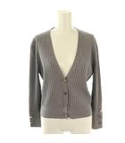 グレースクラス GRACE Class ラメニットカーディガン Vネック 36 グレー /AT ■OS ■SH