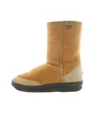 エミュー emu ムートンブーツ ショート 24cm シープレザー 本革 キャメル /RI ■OS