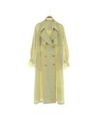 マーキュリーデュオ MERCURYDUO 25SS ベーシックトレンチコート ロング S アイボリー /MY ■OS