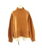 アーバンリサーチ URBAN RESEARCH タートルスクエアニット セーター 長袖 F マスタード /HK ■OS
