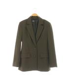 ザラ ZARA テーラードジャケット シングル XS カーキ /DF ■OS