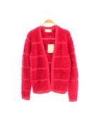 レディ Rady シャギーニットカーディガン 長袖 F レッド /HK ■OS