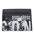 ディースクエアード DSQUARED2 ICON カードケース 名刺入れ レザー 黒 ブラック /SR