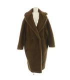 マックスマーラ MAX MARA 101615136 TEDDY BEAR ICON COAT コート アウター ロング XS 茶 ブラウン /NR ■OS