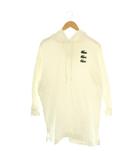 ラコステ LACOSTE タイムラインクロックフーディードレス ワンピース フーディー スウェット 38 白 ホワイト 3連ワニロゴ /CX ■OS