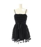 スナイデル SNIDEL スナイデル 25AW チュールペプラムキャミソール F ブラック /ES ■OS